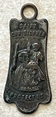 Vintage St. Christopher Medal I Am A Catholic • $14.95