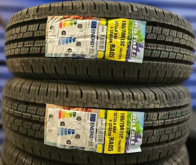 2x New Rotalla 195/70 R15c 104/102s Van Tyres 195 70 15 All Season 8 Ply M&s D+b • $191.13