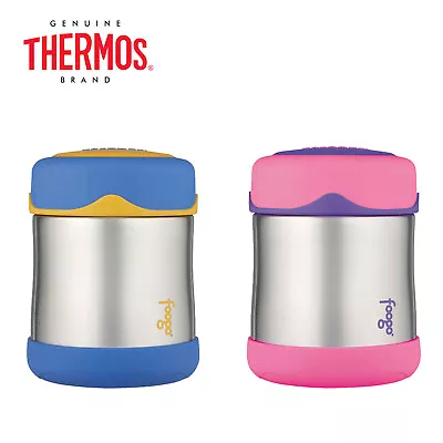 $29.89 • Buy New THERMOS Foogo Stainless Steel Vacuum Insulated Food Jar 290ml Blue Pink
