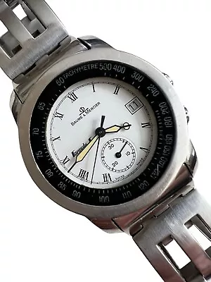 Baume Mercier Crono Formula S ACCIAIO 33MM VINTAGE 1990 New Battery • $285