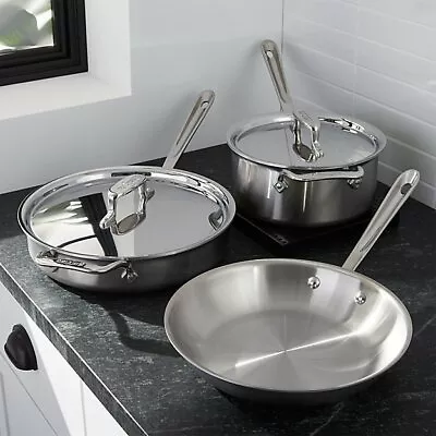 All-Clad D5 Brushed 18/10 Stainless 5-Ply Bonded Cookware Set (Your Choice) • $349.99