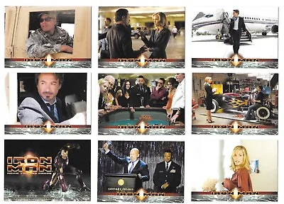 2008 Iron Man Marvel Movie Trading Cards / You Choose #s 1 - 70 / Bx103 • $0.99