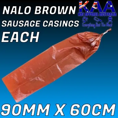 $2.90 • Buy Devro Salami/Pepperoni Nalo Brown Sausage Casings 90mm X 50cm EACH