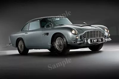 Aston Martin Retro DB5 High Res Wall Decor Print Photo Poster • $14.98