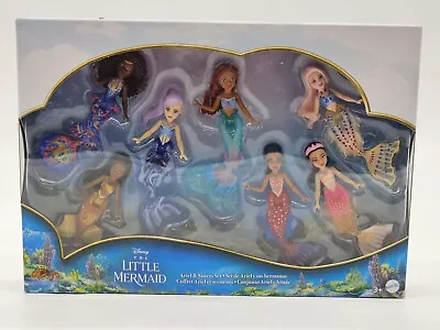 Disney The Little Mermaid Ariel And Sisters Small Doll Set 7-Mermaid Dolls NEW • $27.99