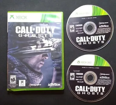XBox 360 Call Of Duty: Ghosts (Microsoft Xbox 360 2013) 2 Disc Game & Case • $10