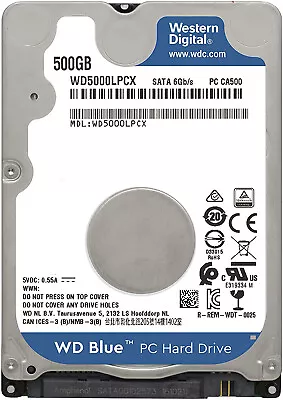 WD Blue 1TB 2TB 500GB Laptop Hard Disk Drive Western Digital 2.5  SATA PS4 HDD • $118