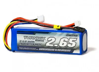Turnigy 2650mAh 3S 11.1V 1C Transmitter Lipo Battery JST-XH Futaba JR/Spektrum • $24.75
