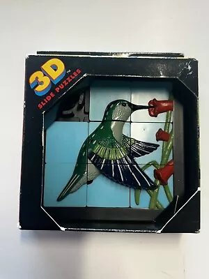 NEW Vintage 3D Slide Puzzle DaMert Company 1996 Hummingbird Rare • $32