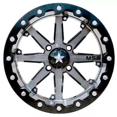 MSA M21 Lok Beadlock ATV Wheel - Gunmetal [14x7] +0mm 4/156 [M21-04756] • $284