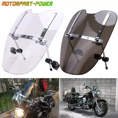 Windshield For Harley Honda Magna Shadow 600 750 1100 Spirit Sabre VT C2 VTX1300 • $61.99