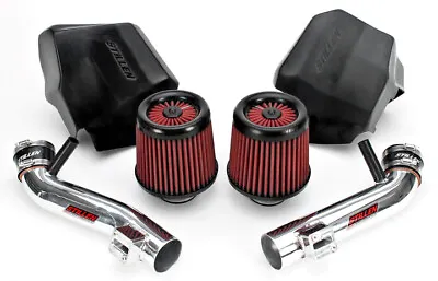 Fits 07-09 350Z Z33 Stillen Dual Long Tube Air Intake System Oiled Filter 402842 • $529.99