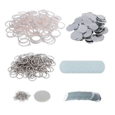 £63.67 • Buy 100 Pieces Of Button Blanks Make Your Own 58mm DIY Keychain