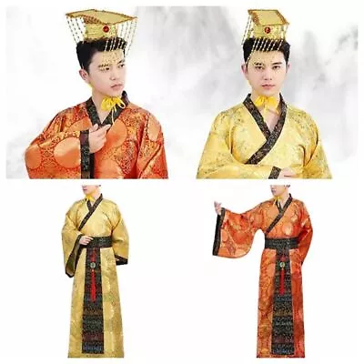 Stage Costumes Chinese Men Ancient Dress Men Ancient Costume  Outdoor • £28.76