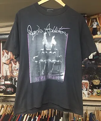 $449.99 • Buy Vintage 80’s JANE’s ADDICTION Nothing Shocking Men’s Tour Shirt Sz L  Nirvana