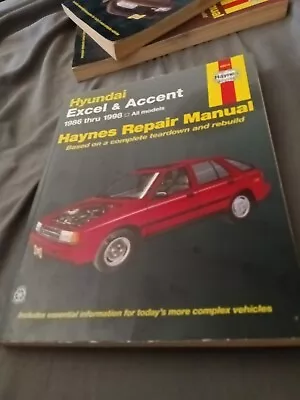 Hyundai Excel & Accent 1986-1998 Haynes Repair Manual 43015 • $10