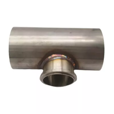 Stainless Steel V-Band 50mm BLOW OFF VALVE 3  INCH FLANGE T-PIPE/PIPING ADAPTOR • $49.99