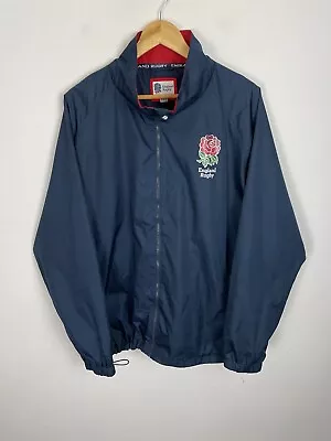 £22.99 • Buy Men's England Rugby Union Windbreaker Jacket Navy Blue UK Size XXL 2XL 2X