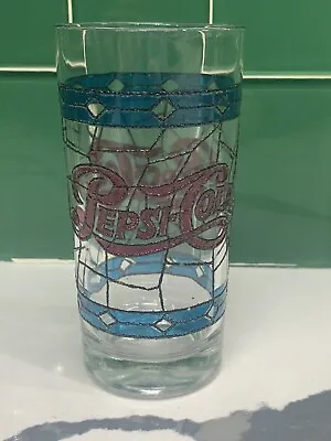 Vintage Pepsi Cola 1970's Tiffany Style Glasses Stained Glass • $5.50