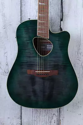 Ibanez Altstar ALT30FM Acoustic Electric Guitar Flame Maple Emerald  Doom Burst • $399.99