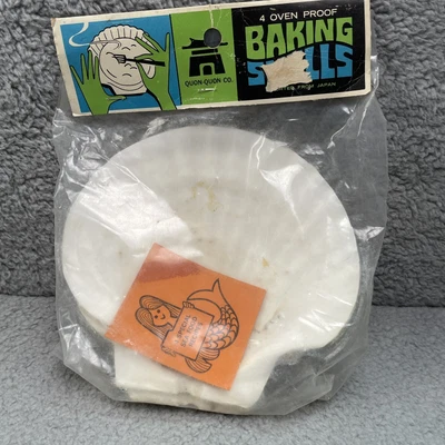 $55.95 • Buy Large Scallop Shells For Baking Seashells Oven Proof From Japan Vintage Lot -12