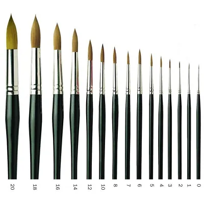 Pro Arte - Professional Sable Blend Brushes - Round - Series 100 - Watercolour • £7.35