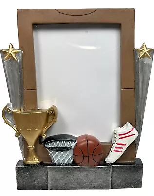 Express Medals Basketball Picture Holder Frame Trophy Award Plaques 3x5 Photos • $15