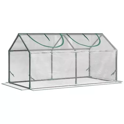 £13.99 • Buy Greenhouse Plants Foil Tomato Vegetable House W/ 2 Windows Clear