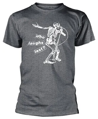 Rage Against The Machine Who Laughs Last Grey T-Shirt OFFICIAL • £17.99