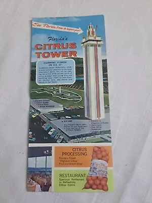 Vintage Florida's Citrus Tower Brochure • $9.99