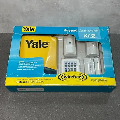 Yale Wirefree Keypad Alarm System HSA3400 Kit 2 New Boxed PIR+Bell+Keypad+Sensor • £119.95