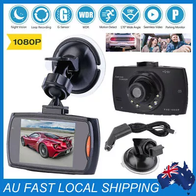 Dash Camera Car Single 1080P Dash Cam Car DVR Driving Video Recorder Camcorder • $16