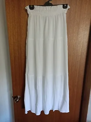 $9.99 • Buy ASOS Maxi Skirt White Size 12