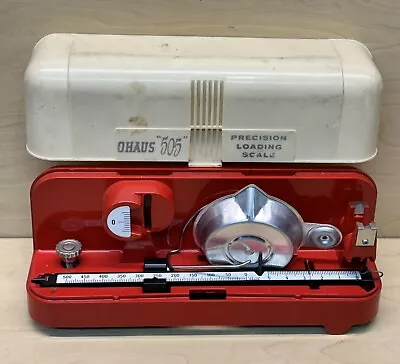 Vintage Ohaus 505 Precision Loading Scale - Reloading / Powder / Ammunition • $89.99