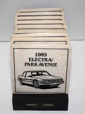 Vintage Buick Car Auto Dealer 1985 Advertising Ceramic Tile Coasters W Holder • $39.95