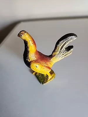 Vintage Cast Iron  Bottle Opener 3.25   Rooster/Chicken Brighty Colored • $25