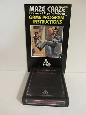 $9.95 • Buy Atari 2600 - Maze Craze Game And Instructions By Warner  VGC   (119DJ18) 
