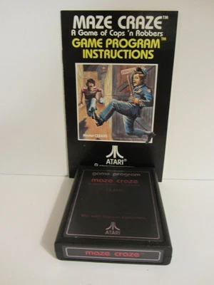 $9.95 • Buy Atari 2600 - Maze Craze Game And Instructions By Warner  VGC   (119DJ18) 