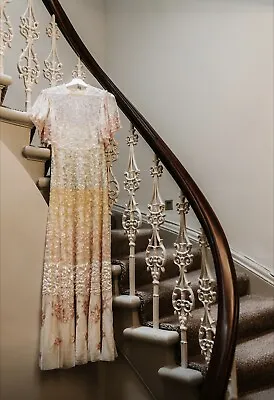 Needle And Thread Dress 10 Wedding Dress Sequin Boho Alternative Jasmine Hemsley • £160