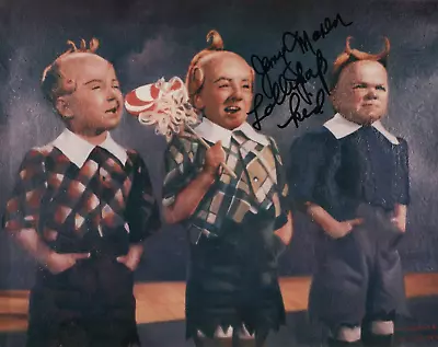 Autographed 8x10 Photo Actor Jerry Marren Lollipop Kid Fro Wizard Of OZ Film • $59.99