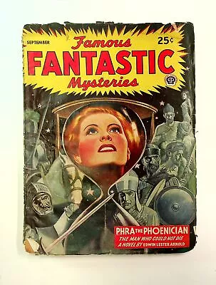 Famous Fantastic Mysteries Pulp Sep 1945 Vol. 6 #6 GD Low Grade • $10.50