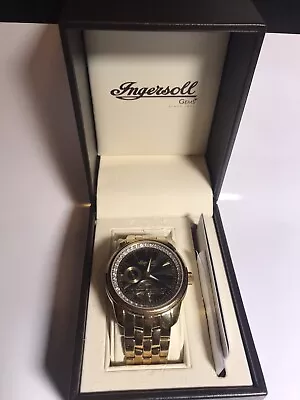 £220 • Buy Ingersoll Masterpiece Mens Luxury Gold Tone. Automatic Mechanical Wrist Watch