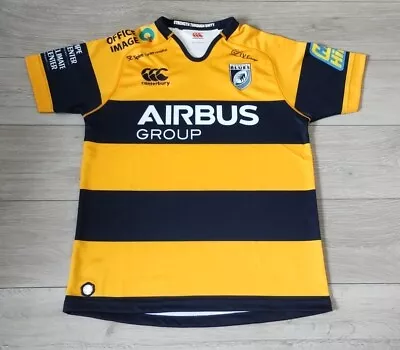 Cardiff Blues Rugby European Shirt 2015/2016 Canterbury Large Jersey Yellow Top • £34.99