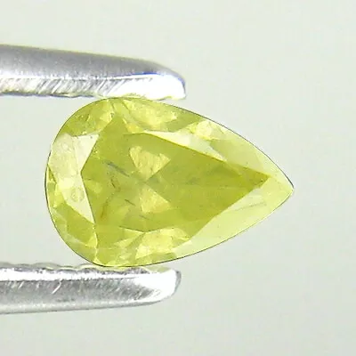 0.18Ct GORGEOUS ! UNTREATED NATURAL FANCY YELLOW DIAMOND FROM BELGIUM • $28.99