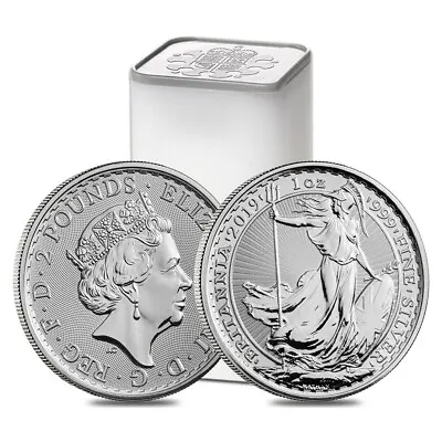 2019 1oz Silver Britannia 1 Ounce Silver Bullion Coin * Brand New*Fast Delivery* • £34