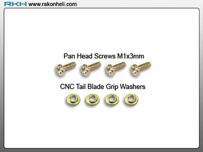 £4.25 • Buy Rakonheli CNC Tail Blade Grip Washer Set - Blade 130X