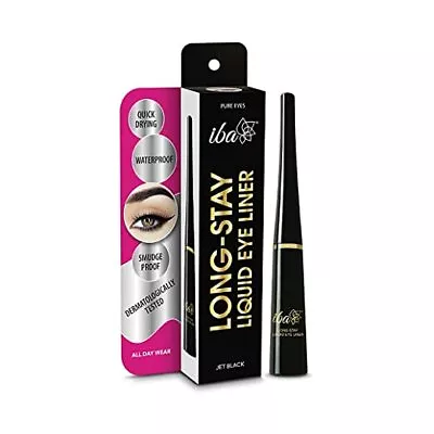 Iba Halal Care Long Stay Liquid Eyeliner Jet Black 6.5ml • $12.98