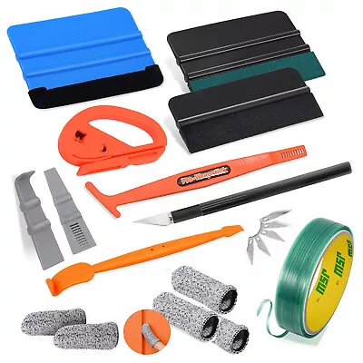 5M Finish Line Tape Car Squeegee Micro Scraper Vinyl Trim Cutting Wrapping Tools • $16.87