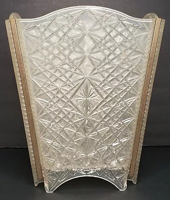 Vtg Trelawney 1964 Plastic Atomic Starburst Crystal Cut Wastebasket Trash Bin  • $249