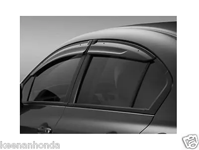 Genuine OEM Honda Civic 4Dr Sedan Door Visor Kit 2012 - 2015 08R04-TR0-100 • $133.95